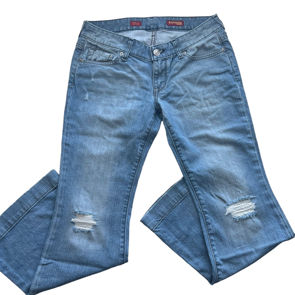 Express Women's Stella Fit & Flare Jeans Size 6S